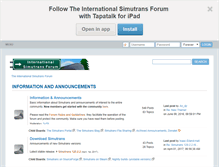 Tablet Screenshot of forum.simutrans.com